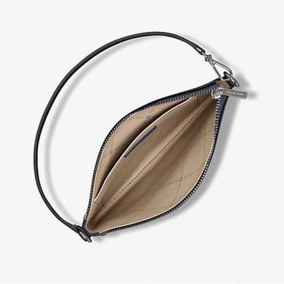 Michael Kors Jet Set Convertible Travel Leather Wristlet Bag Navy NWT - Picture 2 of 8